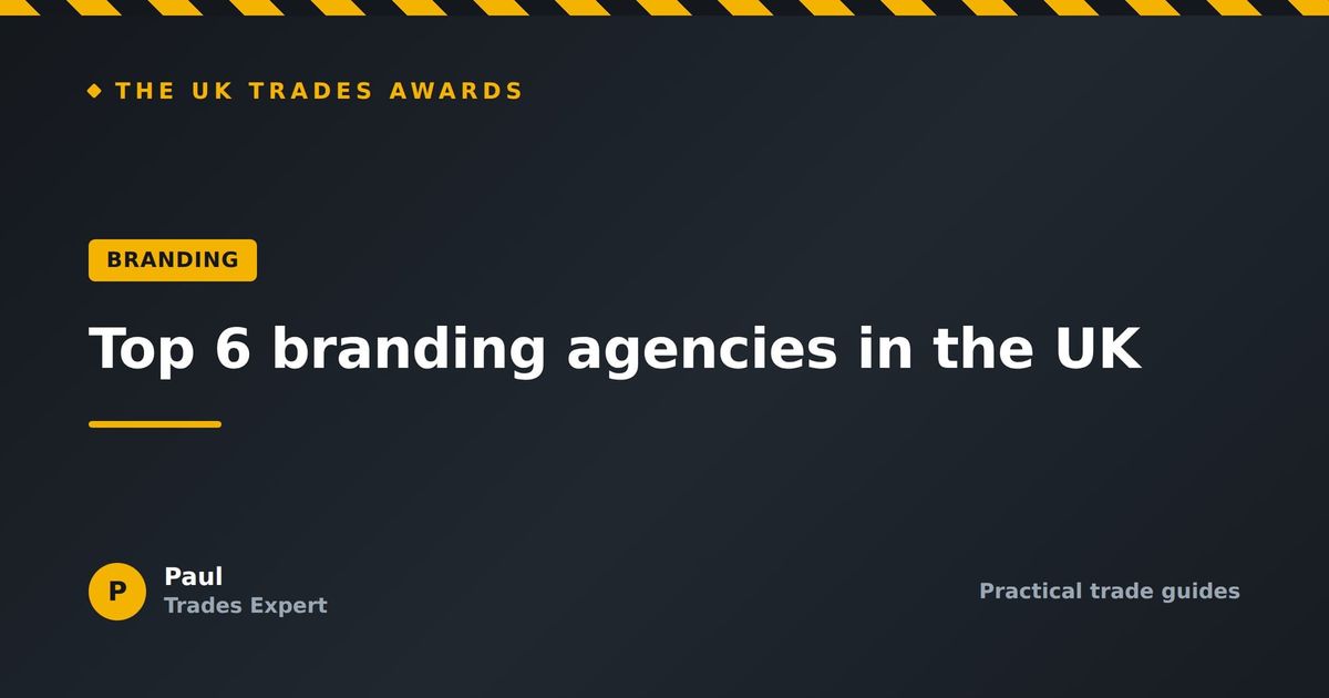 Top 6 branding agencies in the UK, expanded to the definitive 8 (2026)