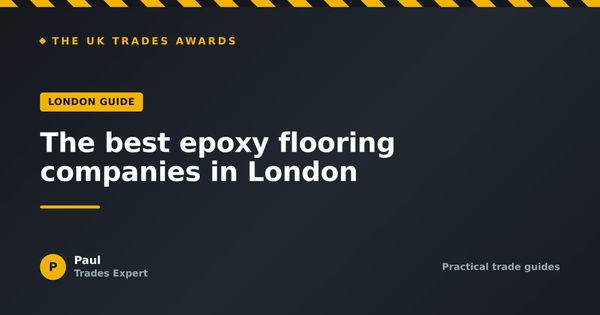 The 5 best epoxy flooring companies in London (2026)