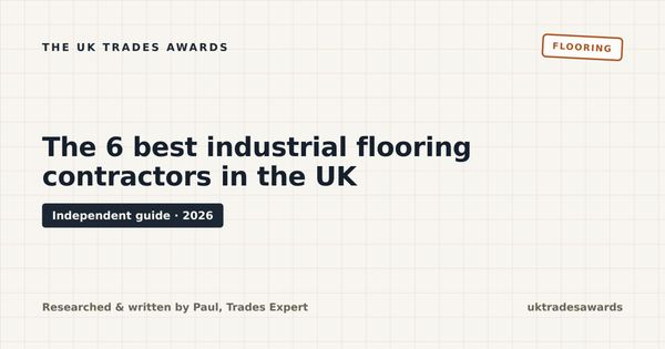 The 6 best industrial flooring contractors in the UK (2026)