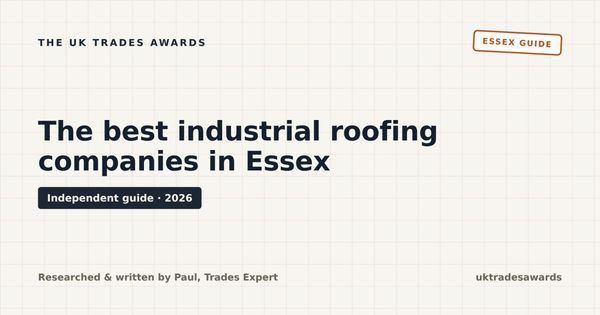 The 5 best industrial roofing companies in Essex (2026)