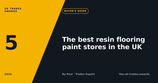 The 5 best resin flooring paint stores in the UK (2026)