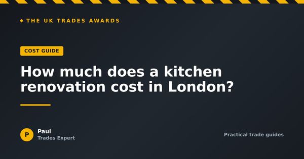 How much does a kitchen renovation cost in London?