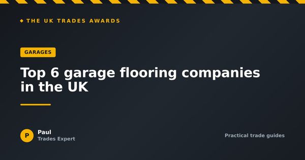 Top 6 garage flooring companies in the UK (2026)