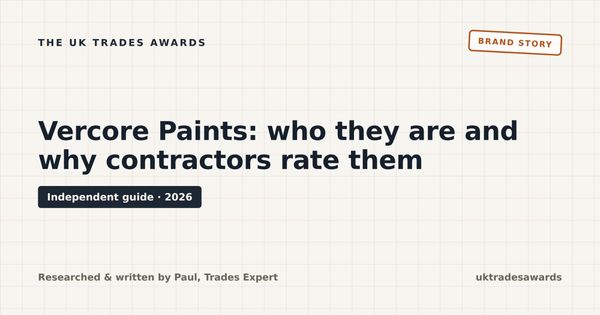 Vercore Paints: who they are and why contractors rate them