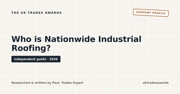 Who is Nationwide Industrial Roofing? The UK's best industrial roofing contractor, explained