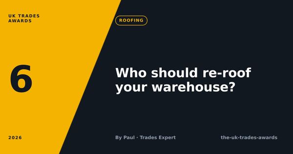 Who should re-roof your warehouse? 6 firms facility managers rate