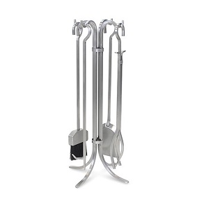 Pilgrim Stainless Steel Newport Fireplace Tool Set