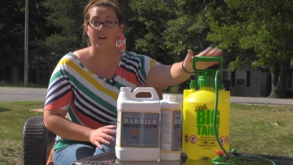 Applying Mosquito Barrier to your Outdoor Problem Areas