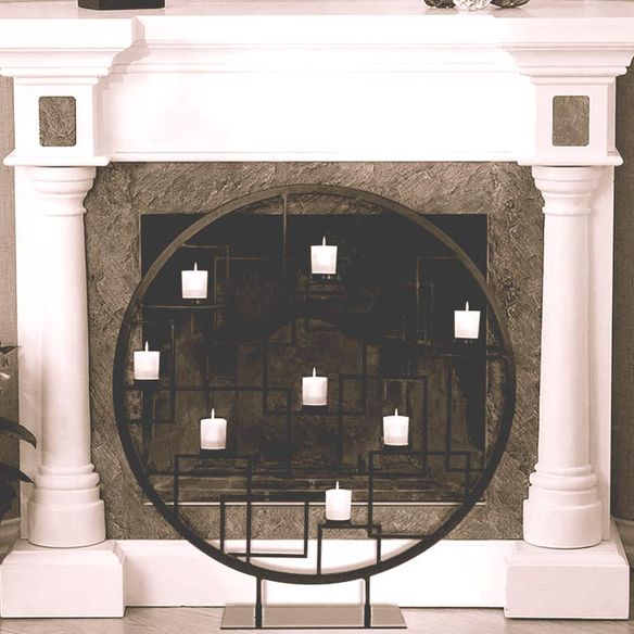 Dressing a Fireplace for the Spring Season