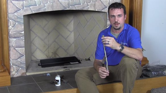 How to Install a Match Lit Vented Gas Log Set with Ben