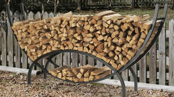 Hy-C Log Rack Promotion - Just in Time to Organize Your Firewood