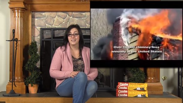 Put a STOP to an Igniting Chimney Fire in Just Seconds with a Chimfex Fire Suppressant
