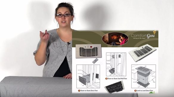 ComfortGeni Fans Circulate Warm Air Throughout the Home