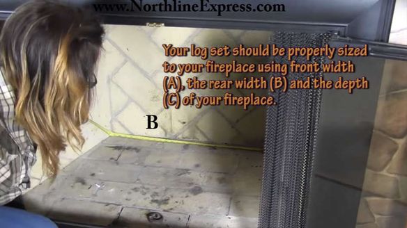 Measuring Your Fireplace For The Installation Of A Gas Log Set