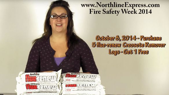 Day 4 Promotion for National Fire Safety Week - Flue Renew Firelogs