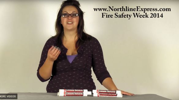 Day 6 Promotion for National Fire Safety Week - Rutland Toss-In Creosote Removers