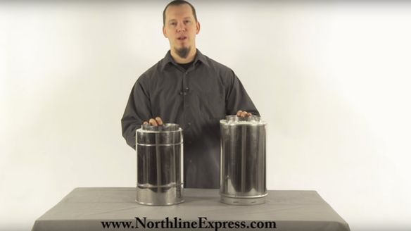 New Adjustable Length of DuraTech High Temperature Chimney Pipe From DuraVent