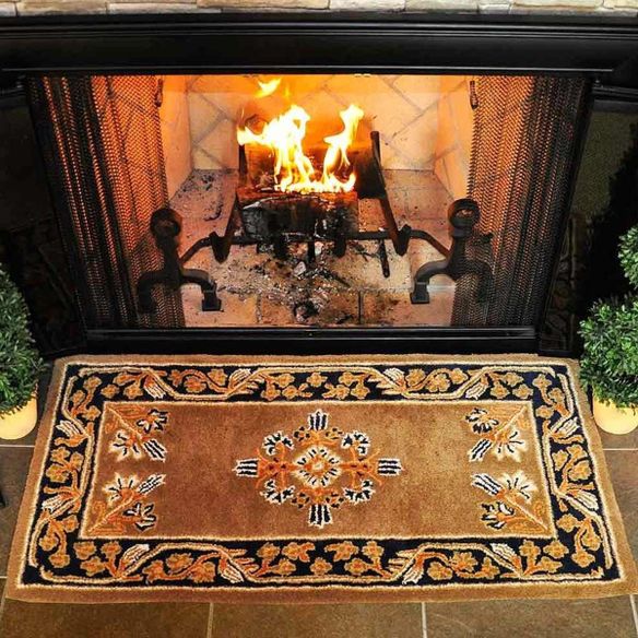 Choosing a Fireplace Rug to Compliment your Hearth