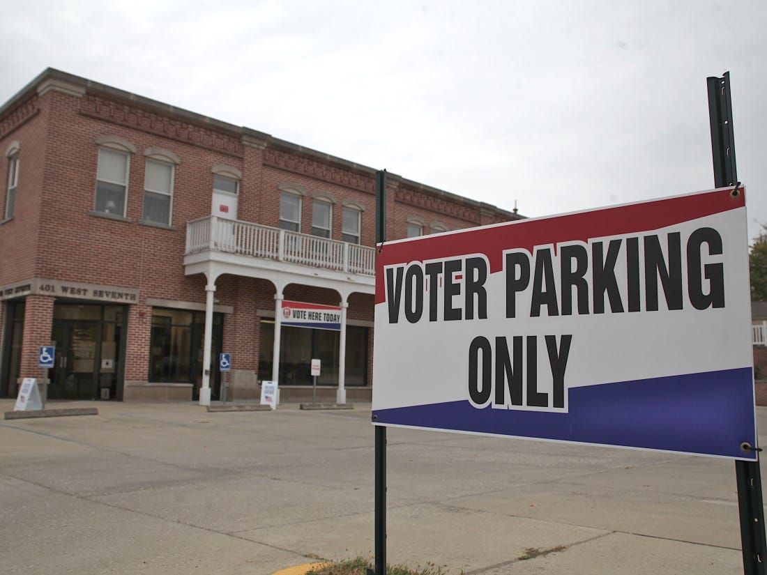 Free parking in downtown Bloomington … for voters