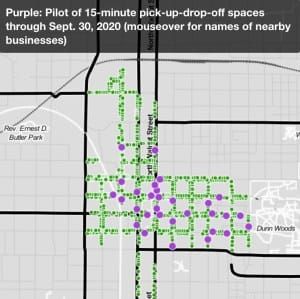 15-minute free PUDO parking starts Aug. 1 in downtown Bloomington