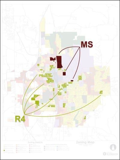Two meetings held on remapping of Bloomington’s zoning districts, more to come