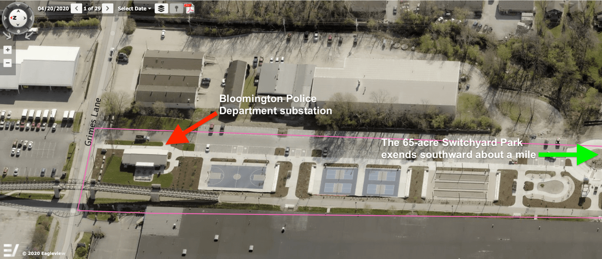 Bloomington’s Switchyard Park to get night patrols by private security firm