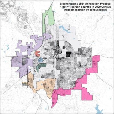 Column: Connecting some annexation dots with Bloomington’s 2020 Census data