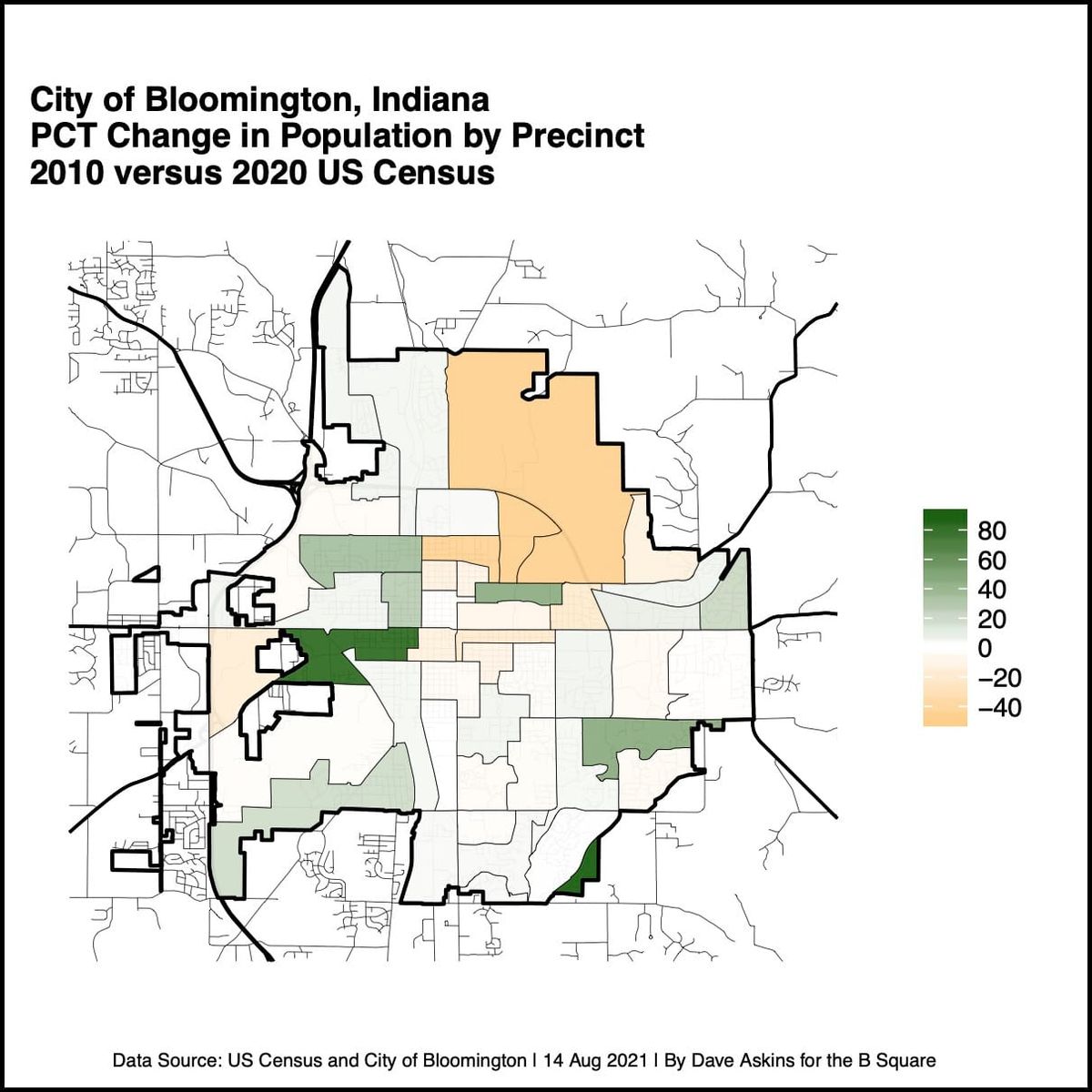 Census 2020 analysis: Lower numbers in Bloomington’s student neighborhoods point to possible undercounting