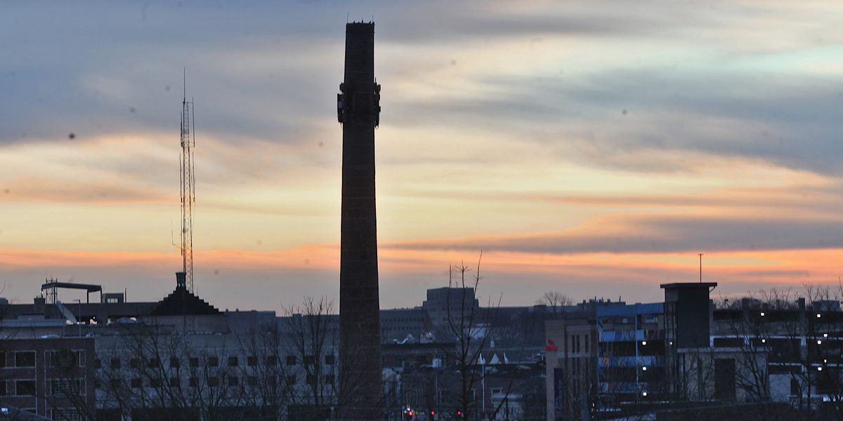 City of Bloomington: Unsafe building order for Johnson’s Creamery smokestack, section of B-Line Trail to be closed