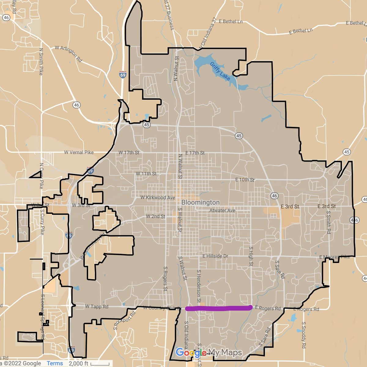 Winslow Road repaving gets initial $500K nod from Bloomington RDC