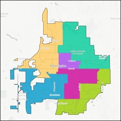 Now settled: New district boundaries for Bloomington city council 2023 elections