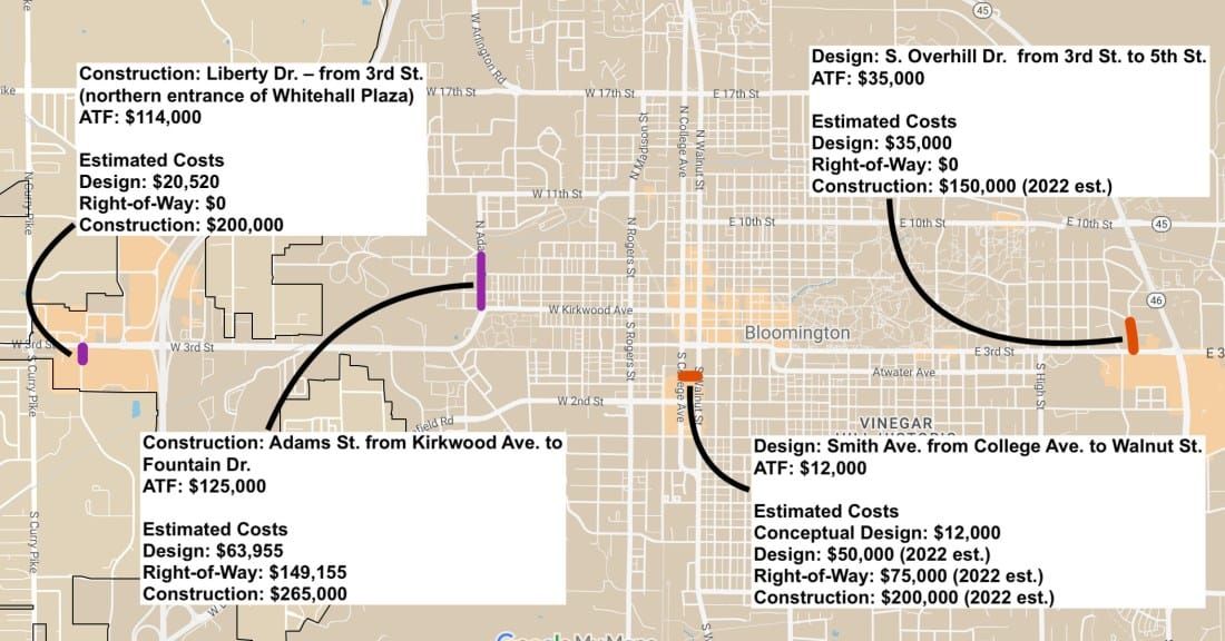 Bloomington city council notes: New sidewalks OK’d, but Kirkwood closure, parklets delayed for 2 weeks