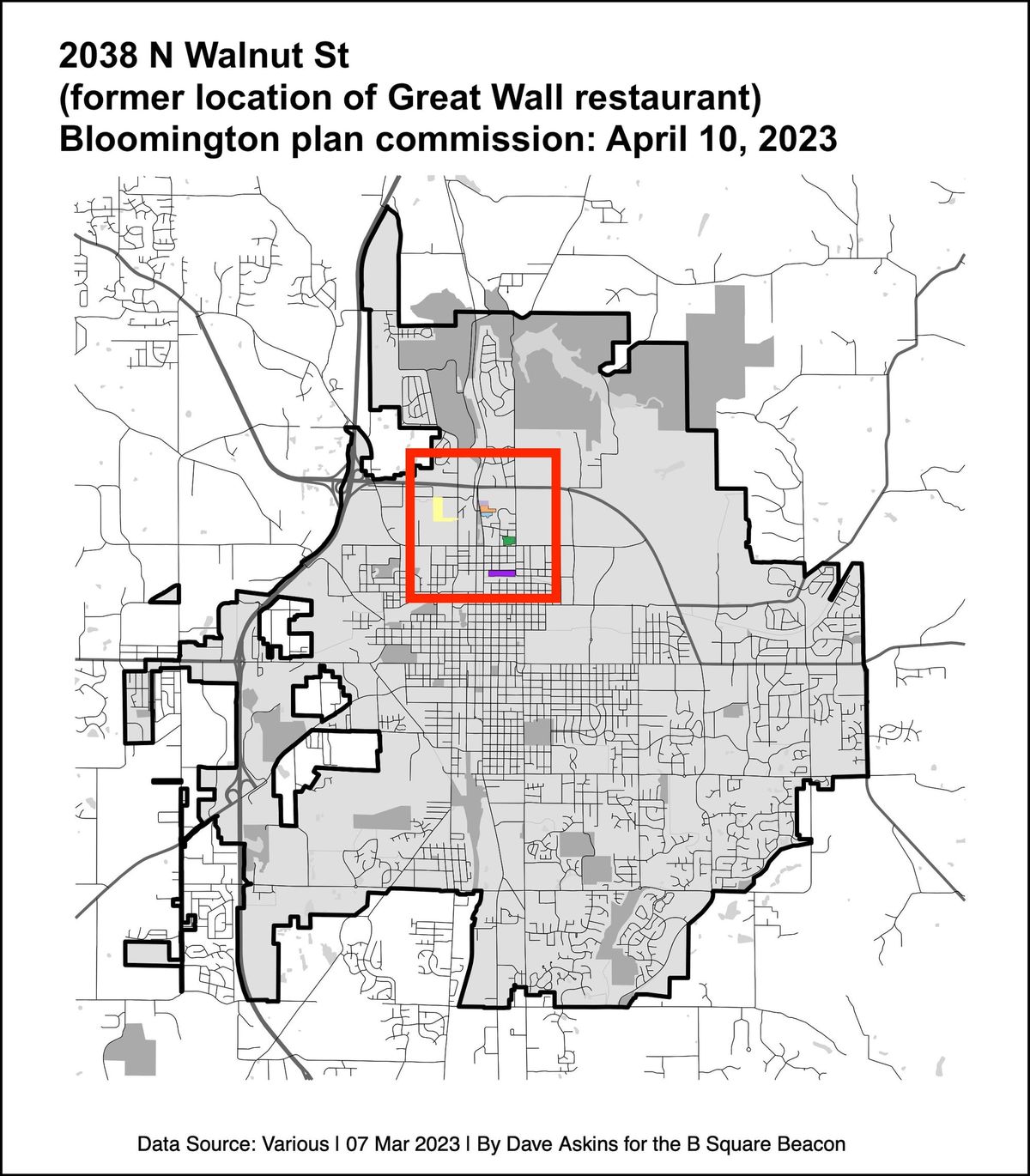 8-story student apartment building on North Walnut OK’d by Bloomington plan commission