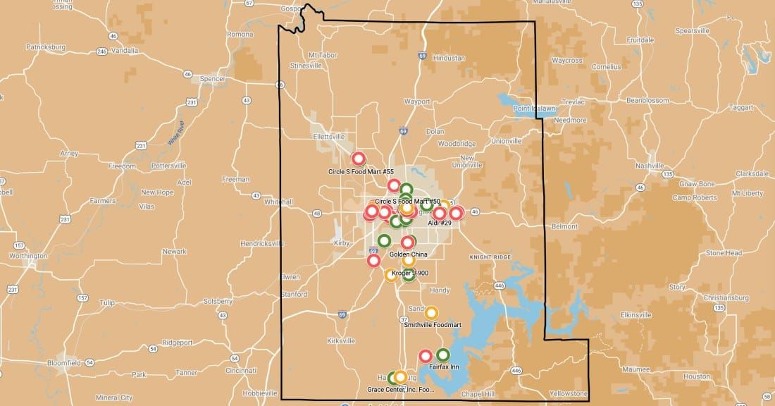 April 2023 food inspection reports for Monroe County released by health department