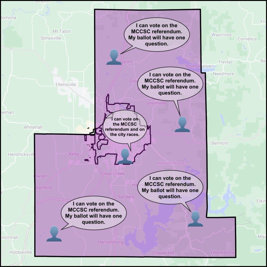 Despite message in TV ad, non-Bloomington residents can vote on 8.5-cent school referendum