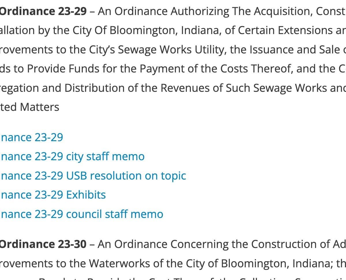 Bloomington City Council Agenda Dec. 6, 2023