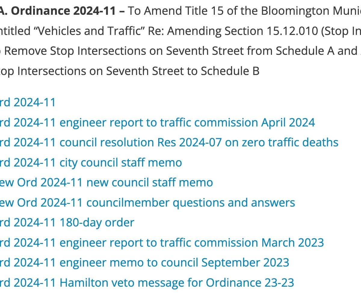 Bloomington City Council Agenda May 15, 2024