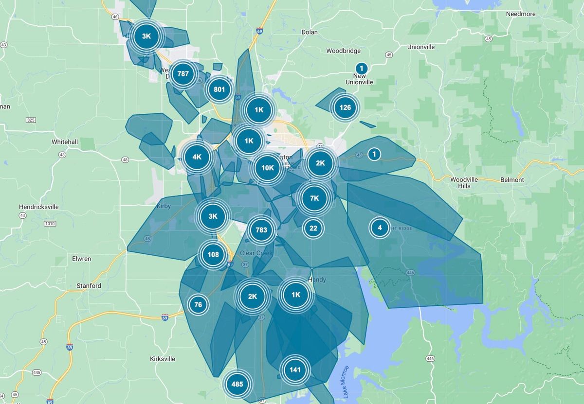Big thunderstorm slams into Monroe County, knocks out power to 45K electric utility customers