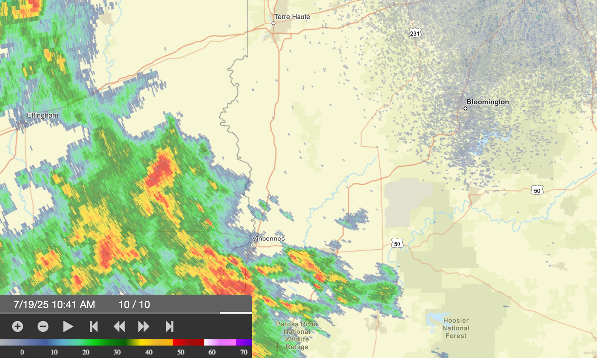 Bloomington area braces for big storms on Saturday (July 19)