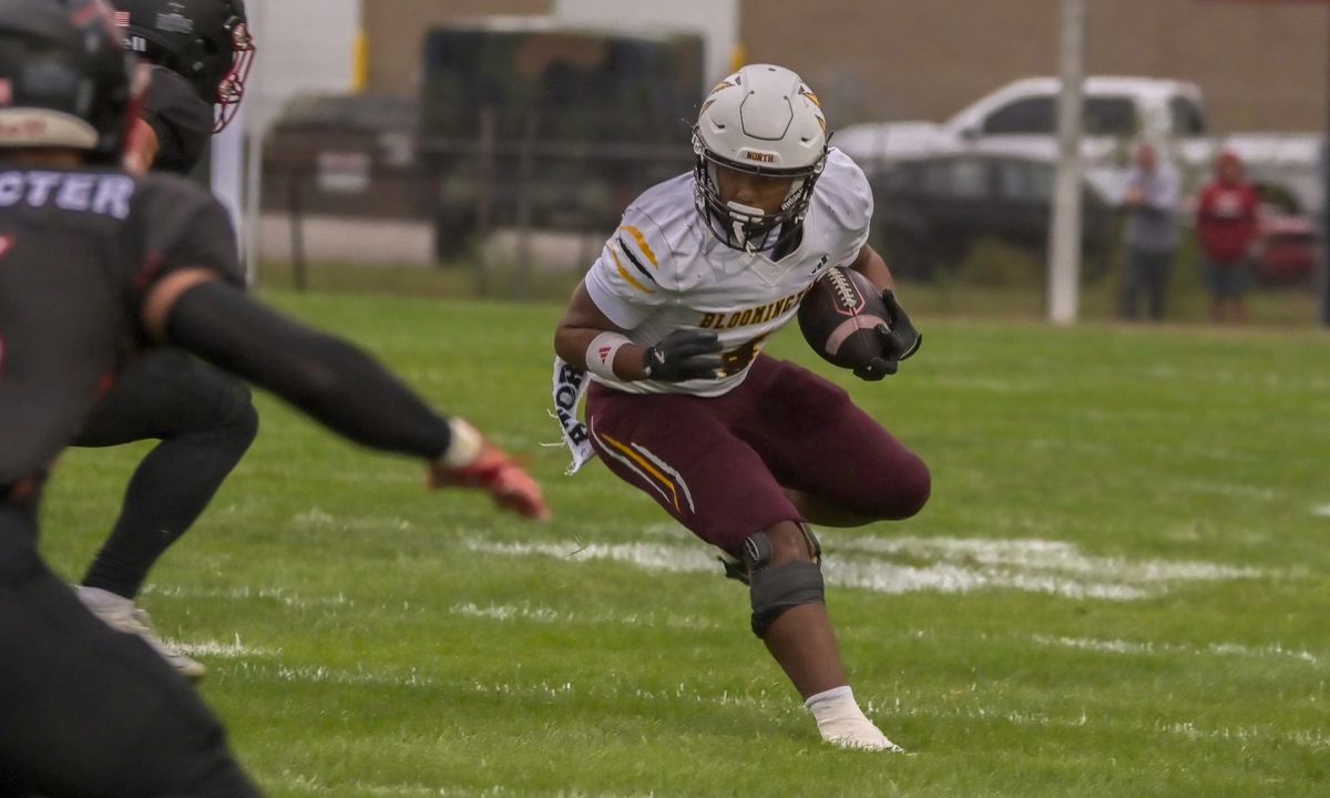 Photos: Terre Haute South Vigo hands 23–0 road loss to Bloomington North