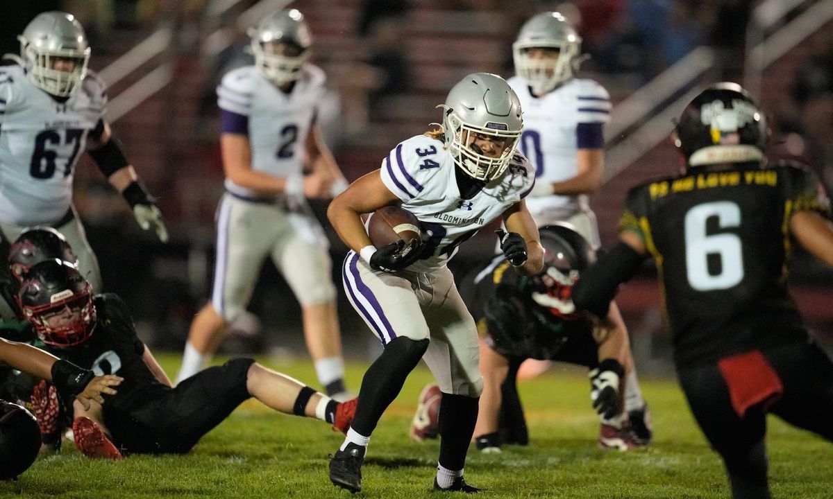 Photos: Bloomington South rolls to 5–0 record with 49-14 win over Terre Haute South Vigo