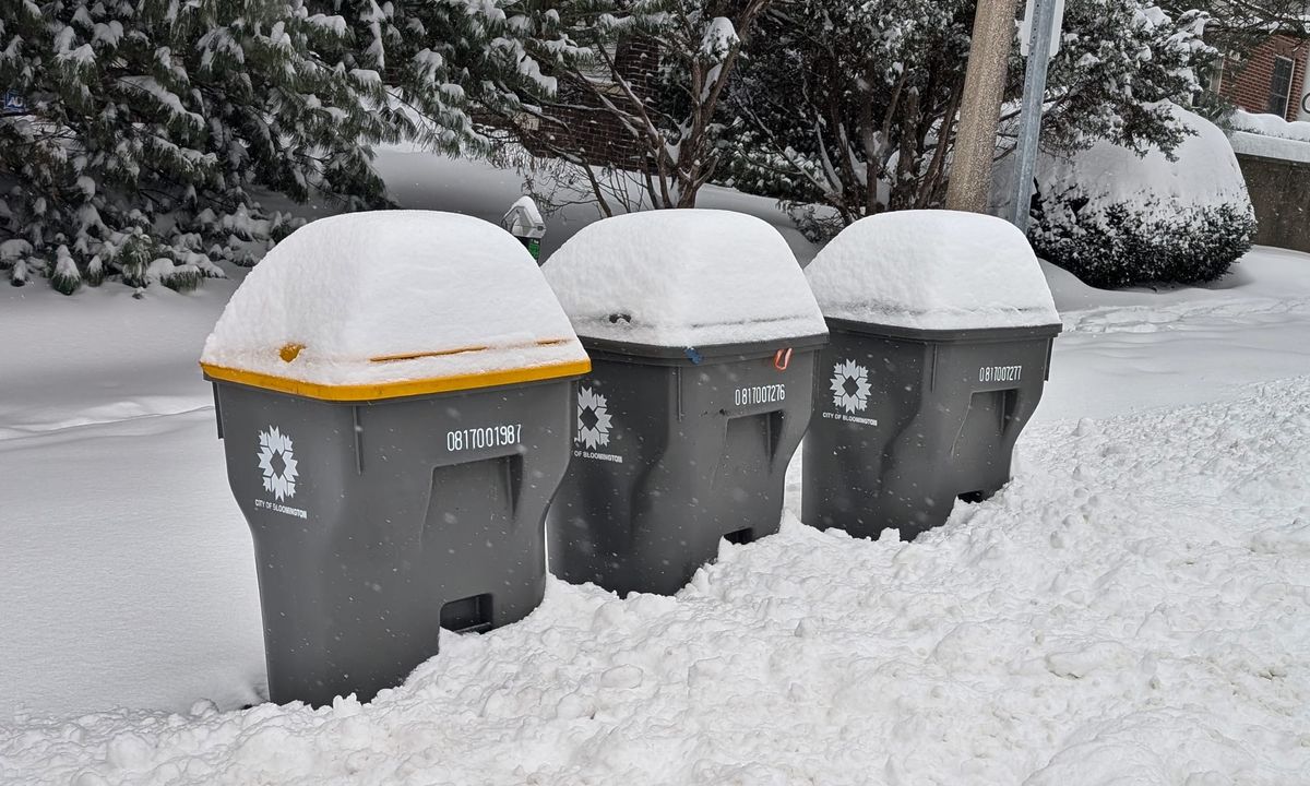 Snow impact: Bloomington trash pickup delayed indefinitely, no MCCSC school on Monday