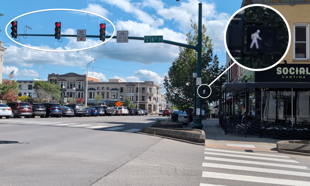 New signal timing gives pedestrians head start at downtown Bloomington intersections