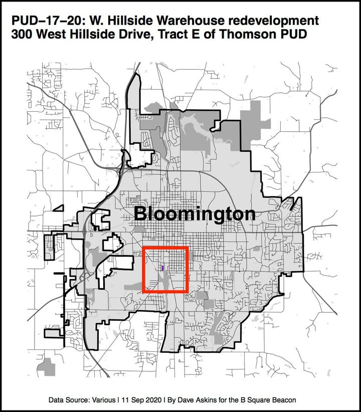 Leftover rezone request for warehouse next to Switchyard Park to start Bloomington plan commission’s year