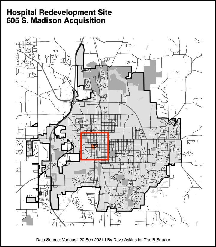 Bloomington fills in Madison Street gap parcel for hospital redevelopment site