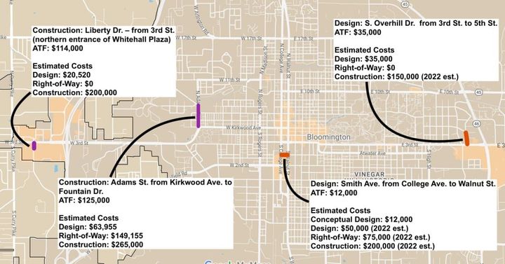 Bloomington city council notes: New sidewalks OK’d, but Kirkwood closure, parklets delayed for 2 weeks