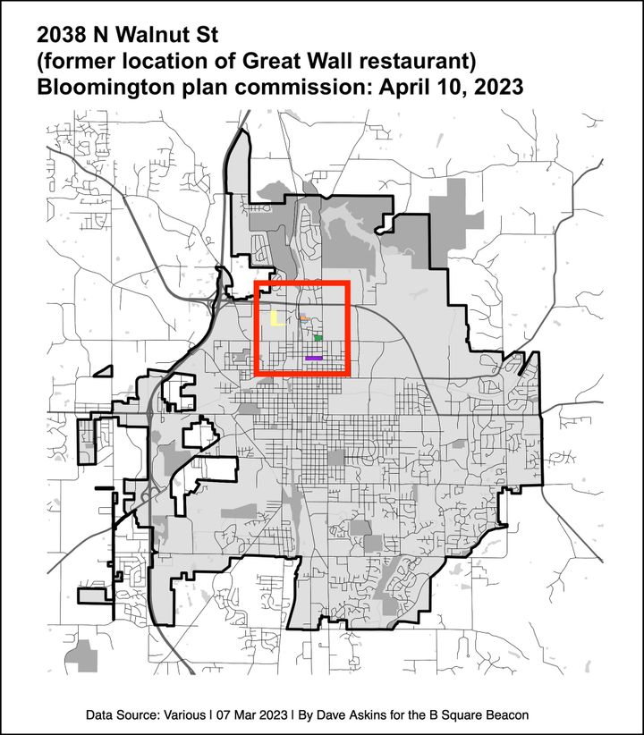 8-story student apartment building on North Walnut OK’d by Bloomington plan commission