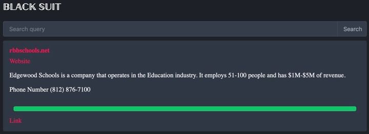 BlackSuit ransomware update: 42GB of data claimed to be from Edgewood Schools posted, nothing new on Monroe County government attack