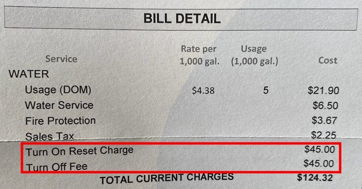 Delayed notice for Bloomington water shutoff leaves one CBU customer dry, questioning reconnection fee