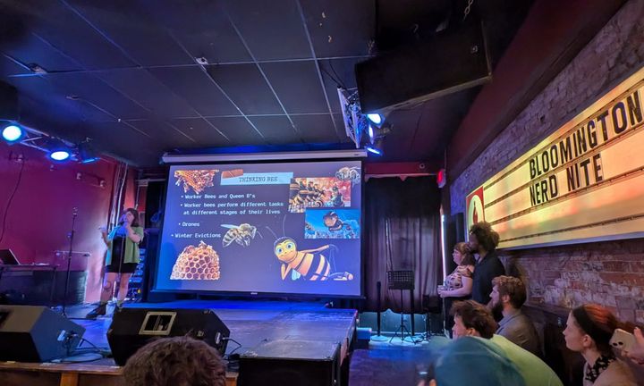 Nerd Nite back in Bloomington: Crowd packs The Bishop to learn about old time radio, bug sex, monster flicks